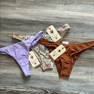 NWT Billabong Bikini bottom bundle